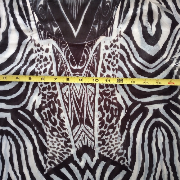 Animal print tunic top - Picture 4 of 5